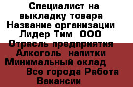 Специалист на выкладку товара › Название организации ­ Лидер Тим, ООО › Отрасль предприятия ­ Алкоголь, напитки › Минимальный оклад ­ 29 200 - Все города Работа » Вакансии   . Белгородская обл.